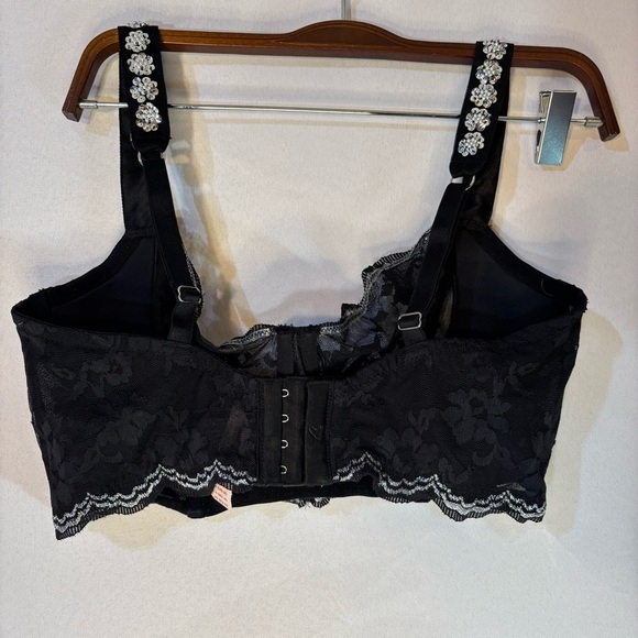 Victoria’s Secret Black Dream Angel Underwire Push-Up w/out Padding Size 36DD - Picture 6 of 9
